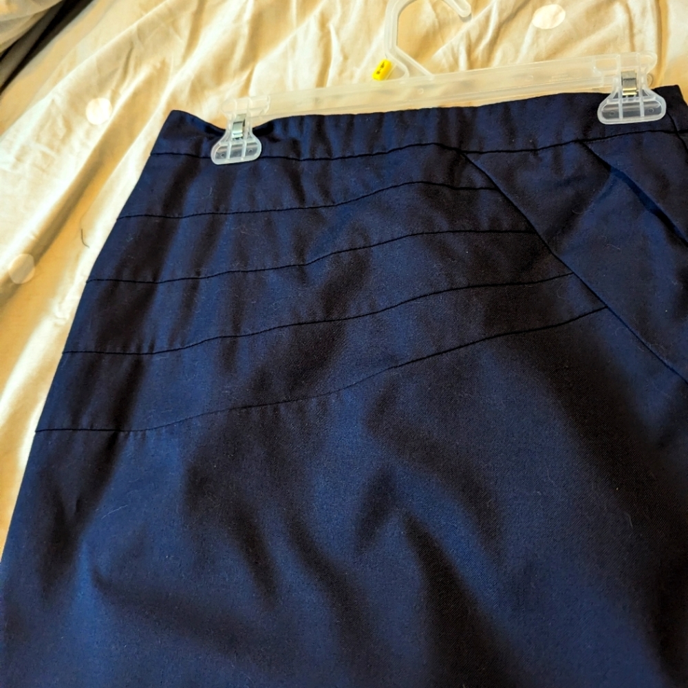 Navy blue skirt